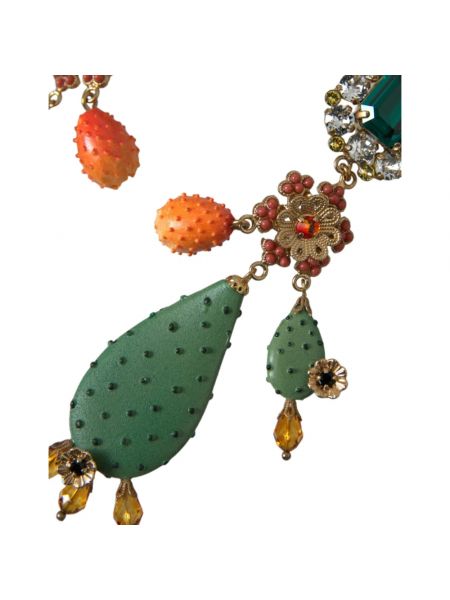 Pendientes de cristal Dolce & Gabbana verde