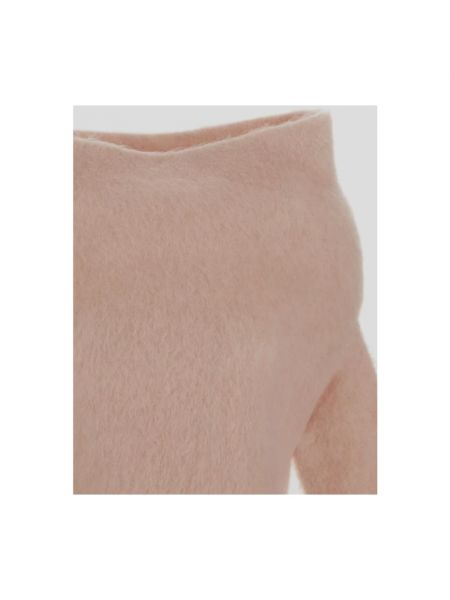 Jersey de lana de tela jersey asimétrico Sportmax rosa