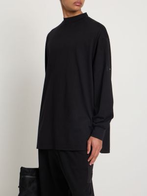Jersey manga larga de tela jersey Y-3 negro