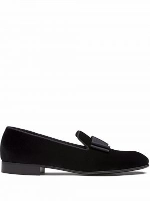 Pantofi loafer de catifea Church's negru