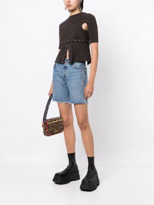 Džínové šortky Anna Sui
