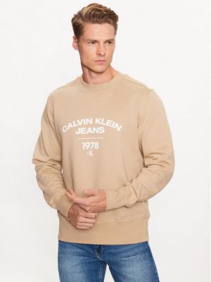 Sweatshirt Calvin Klein Jeans beige