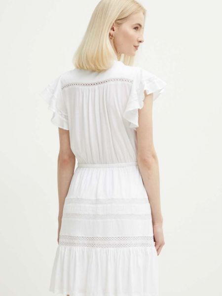 Mini haljina Lauren Ralph Lauren bijela