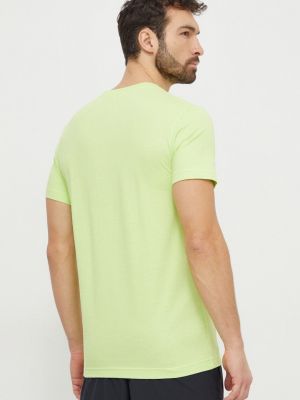 Koszulka bawełniana z nadrukiem Calvin Klein zielona
