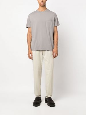 T-shirt aus baumwoll mit rundem ausschnitt Barena grau