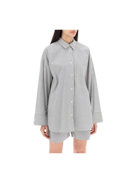 Camisa de algodón a rayas oversized By Malene Birger