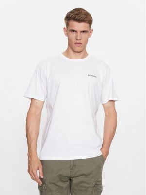 T-shirt Columbia bianco