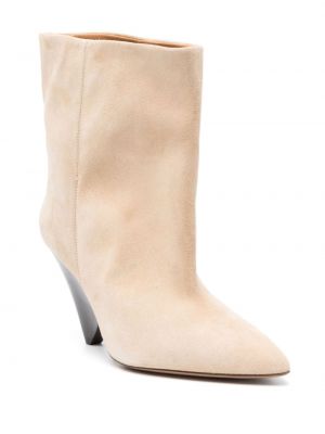 Ankle boots en suède Isabel Marant beige