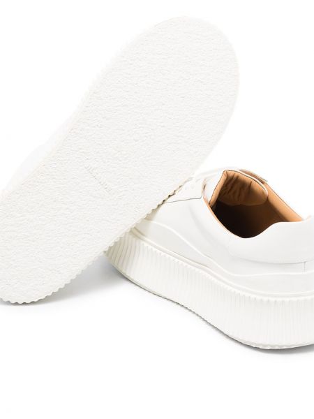 Zapatillas con plataforma Jil Sander blanco