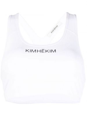 Τοπ με σχέδιο Kimhekim λευκό