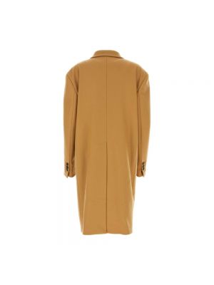 Abrigo de lana oversized Dsquared2 marrón