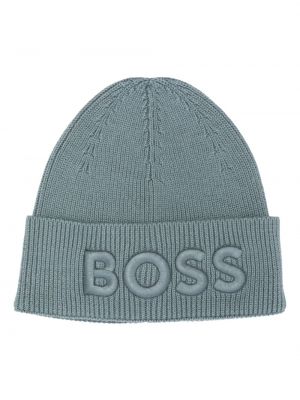 Mütze mit stickerei Boss grün