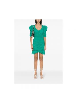 Sukienka mini Isabel Marant Etoile zielona