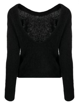 Sweter wełniany Ba&sh czarny
