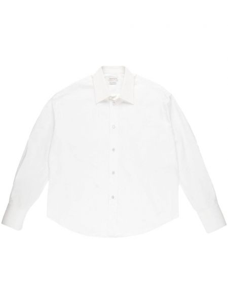 Bavlněná košile Alexander Mcqueen bílá