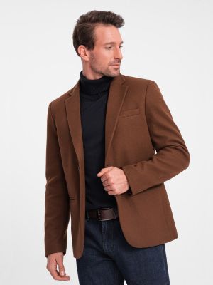 Пиджак на пуговицах Ombre коричневый