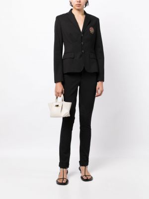 Spodnie slim fit Ralph Lauren Collection czarne