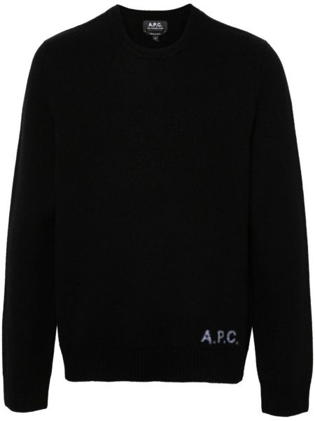 Striktrøje A.p.c. sort