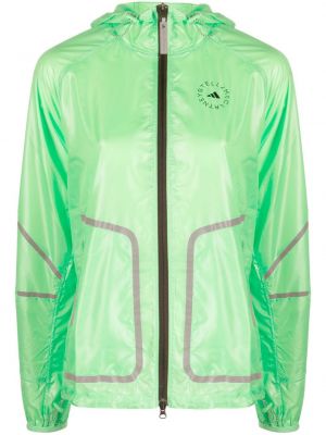 Kapucnis dzseki nyomtatás Adidas By Stella Mccartney zöld