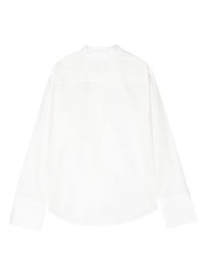 Bavlněná košile A.p.c. bílá