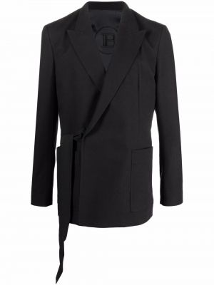 Lang blazer Balmain svart