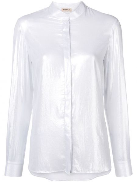 Krekls ar paaugstinātu apkakli Blanca Vita sudrabs