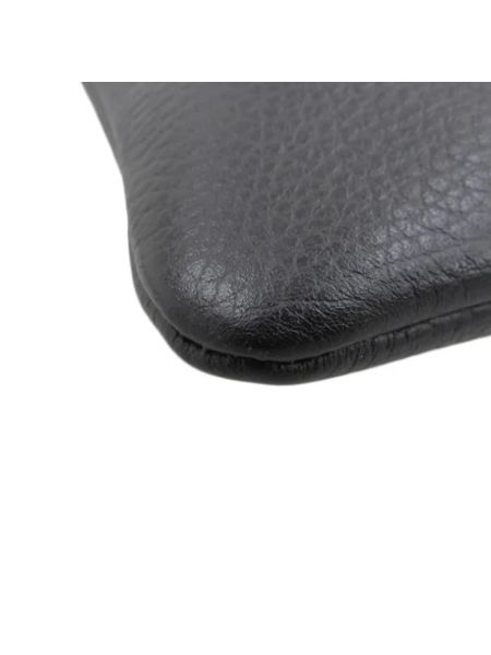 Bolso clutch de cuero Gucci Vintage negro