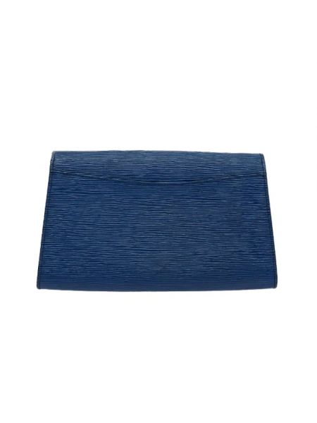Kopertówka skórzana Louis Vuitton Vintage niebieska