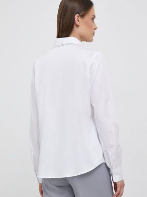 Bavlněné tričko Seidensticker bílé