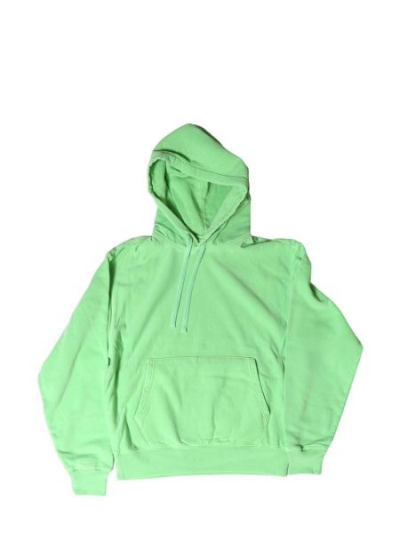 Pamuklu hoodie Stüssy yeşil