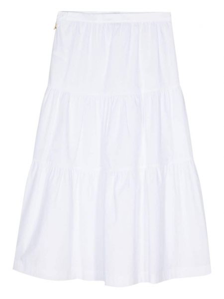 Midi sukně Patrizia Pepe bílé