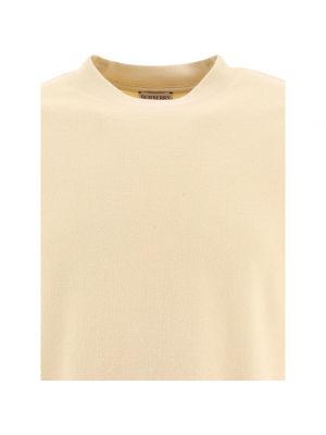 Camisa de algodón Burberry beige