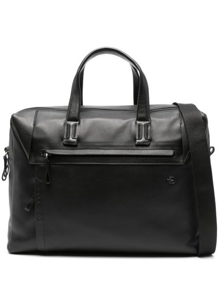 Δερμάτινη τσάντα laptop Piquadro μαύρο