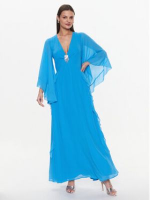Priliehavé večerné šaty Vicolo modrá