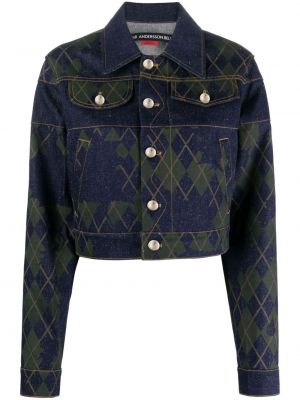 Argyle jeansjacke aus baumwoll Andersson Bell