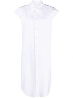 Памучна риза с копчета Mm6 Maison Margiela бяло