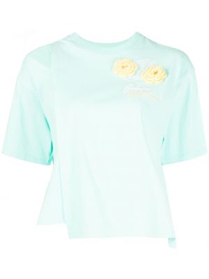 Kvetinové tričko Musium Div. zelená