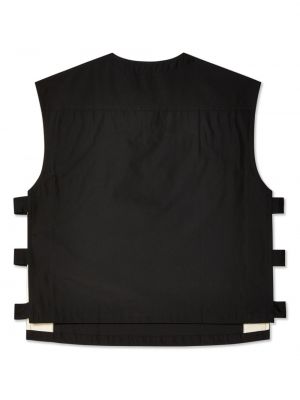 Koszula bez rękawów z dekoltem w serek Comme Des Garcons Shirt czarna