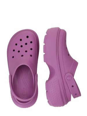 Mules Crocs violet