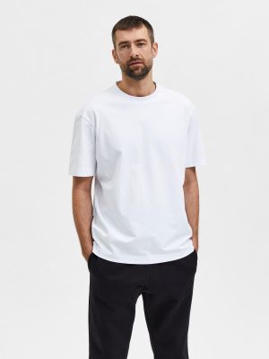 T-shirt Selected Homme blanc
