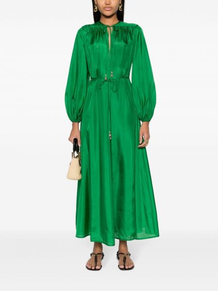 Dlouhé šaty Zimmermann zelené