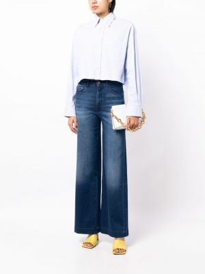 Jeans large Dl1961 bleu