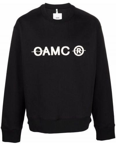Пуловер с принт Oamc черно