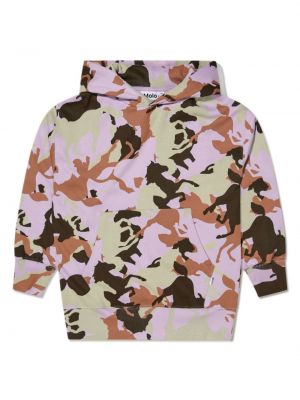 Hoodie con stampa camouflage Molo
