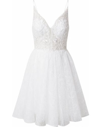 Κοκτέιλ φόρεμα Laona λευκό