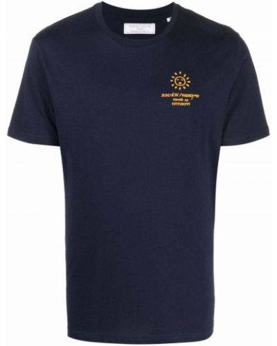 Camiseta con estampado Société Anonyme azul