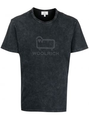 Памучна тениска с принт Woolrich