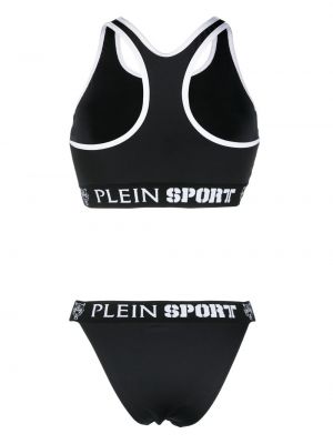 Bikinis su tigro raštu Plein Sport juoda