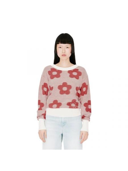 Пуловер в цветочек Kenzo белый