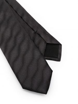 Hedvábná kravata Boss černá